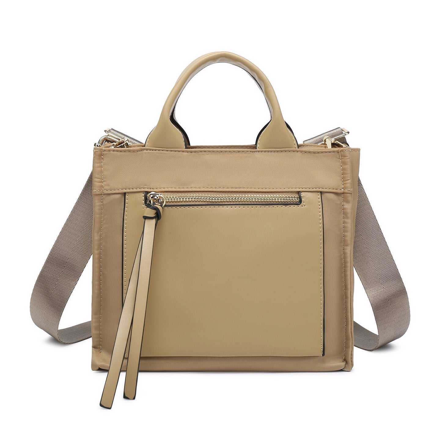 Sac en nylon avec fermeture éclair extérieure