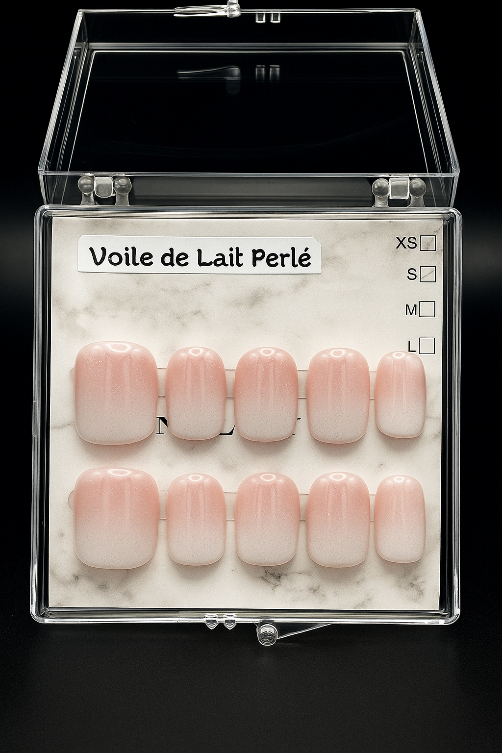 Set "VOILE DE LAIT PERLE"