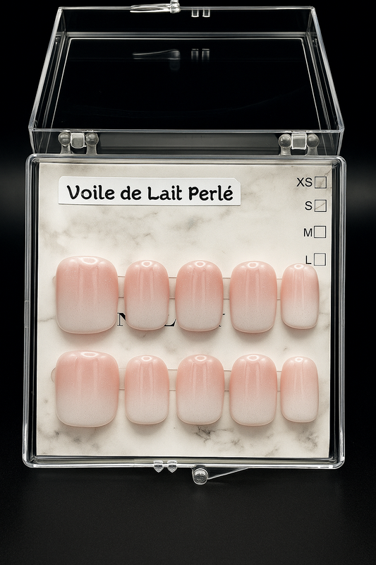 Set "VOILE DE LAIT PERLE"