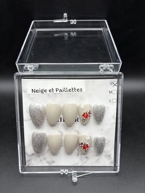 Set " Neige et Paillettes"