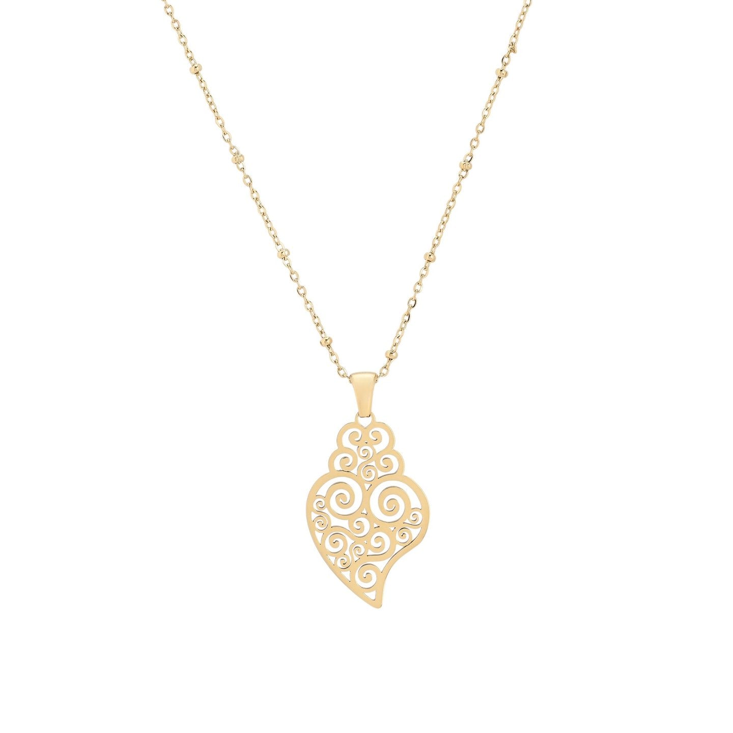 Collier en acier Cœur de Viana