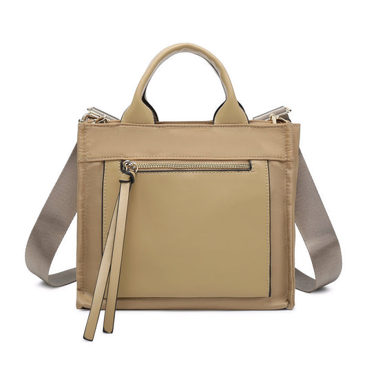 Sac en nylon avec fermeture éclair extérieure