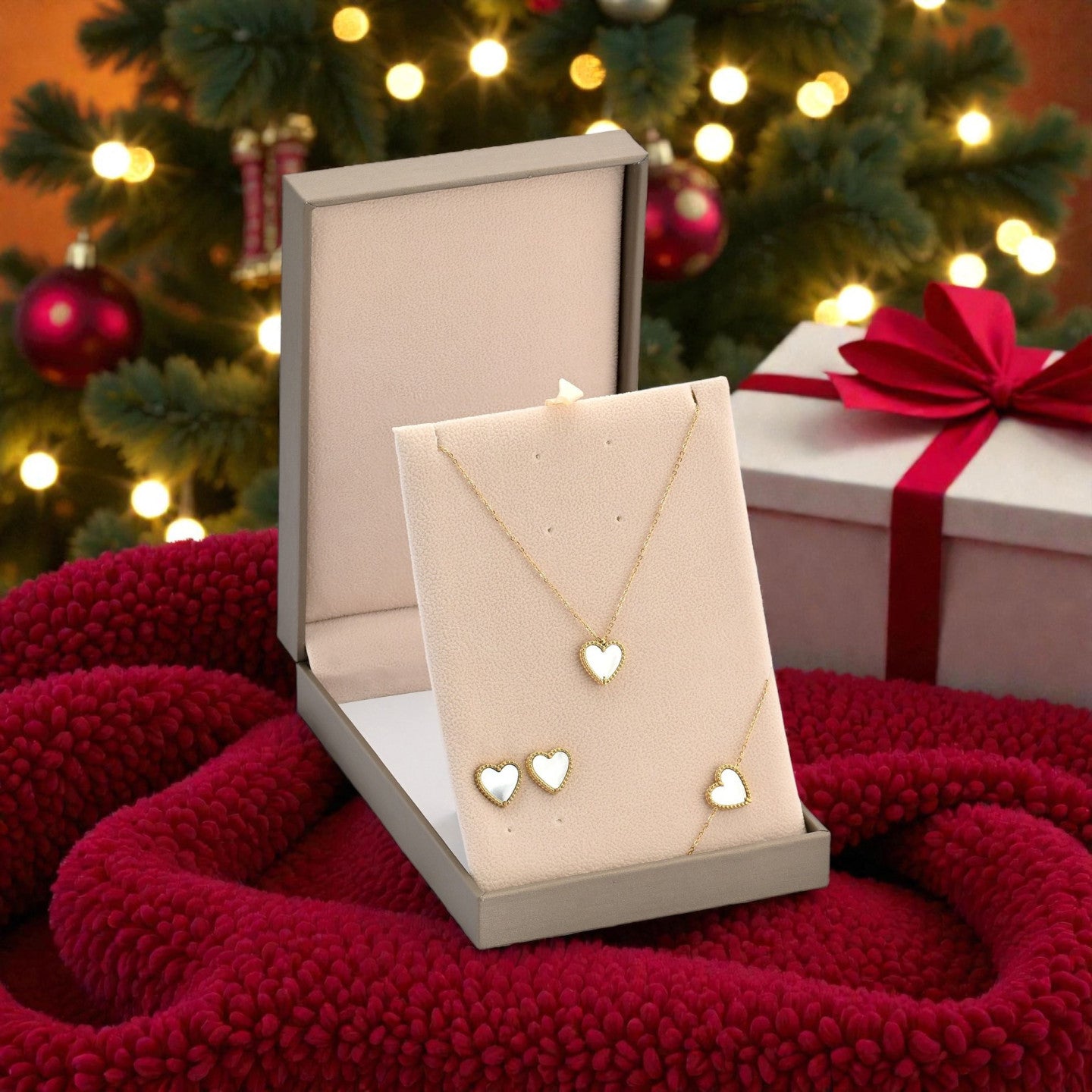 Parure en Acier Cœur