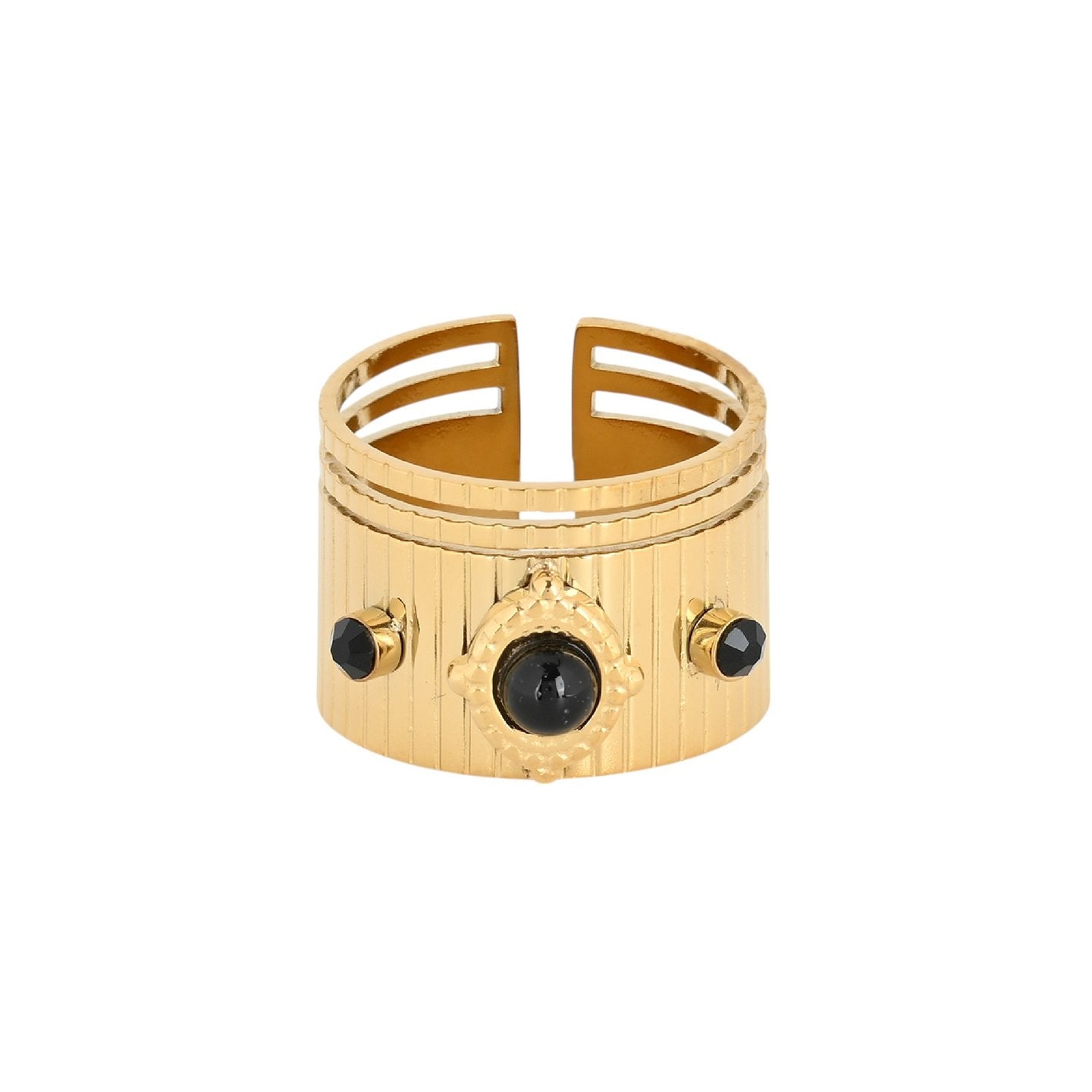 Bague réglable acier large