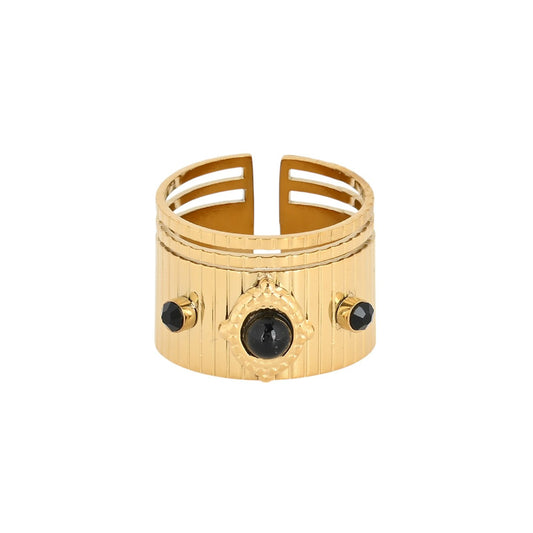 Bague réglable acier large