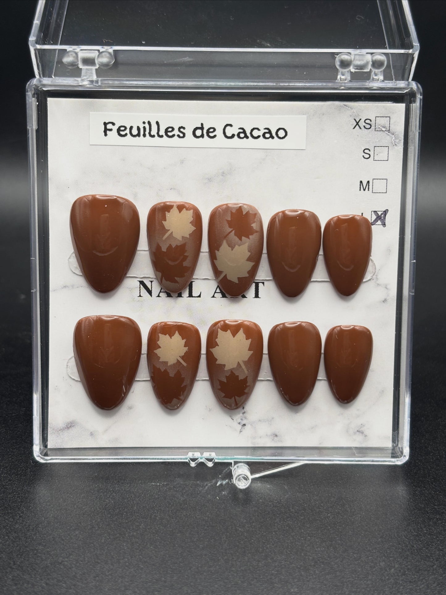 Set "FEUILLE DE CACAO"