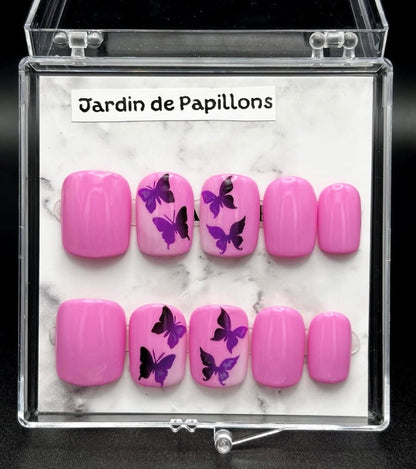 Set "JARDIN DE PAPILLONS"