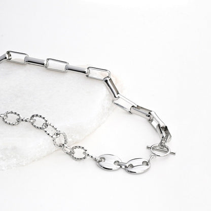 Collier en acier réversible