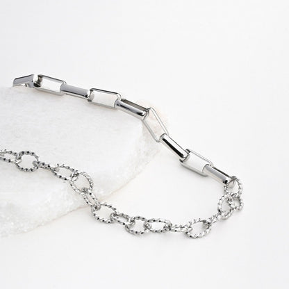 Collier en acier réversible